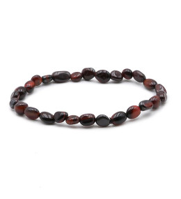 Bracelet pierres naturelles pierres roulées oeil de taureau A