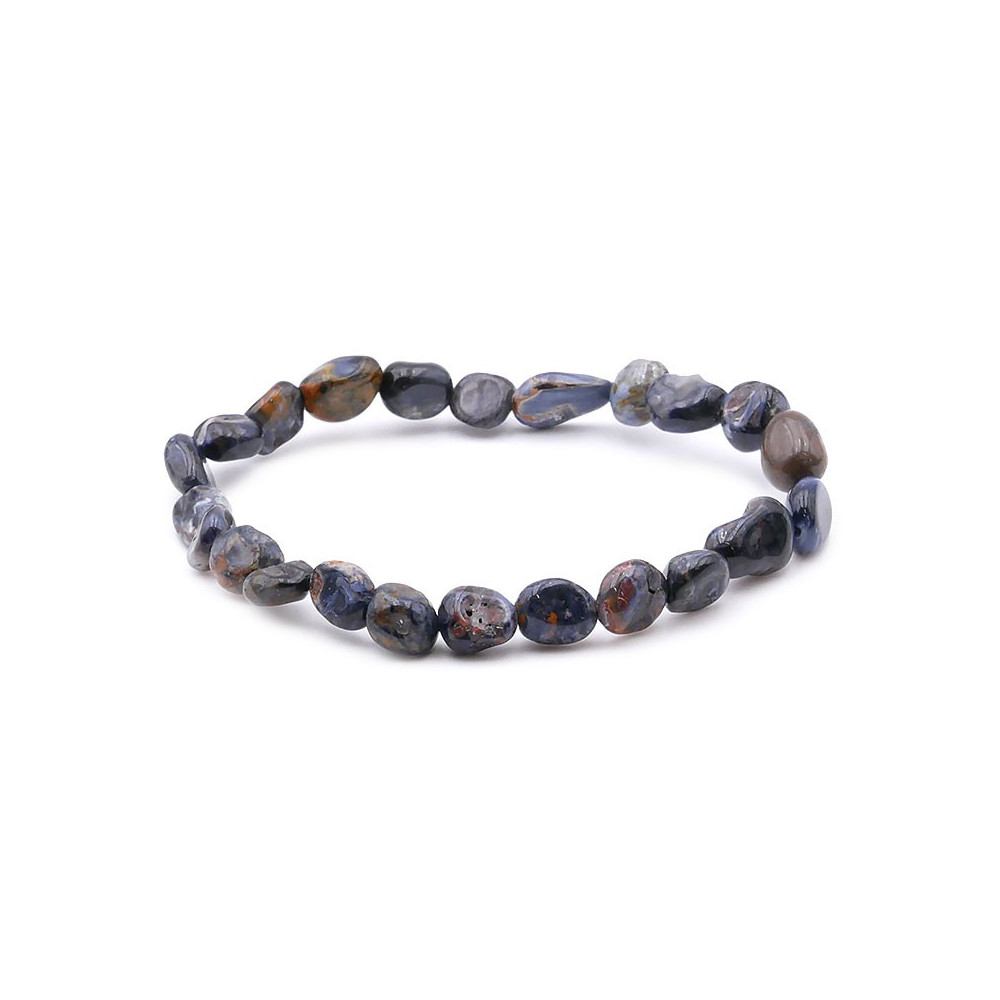 Bracelet pierres naturelles pierres roulées pietersite A