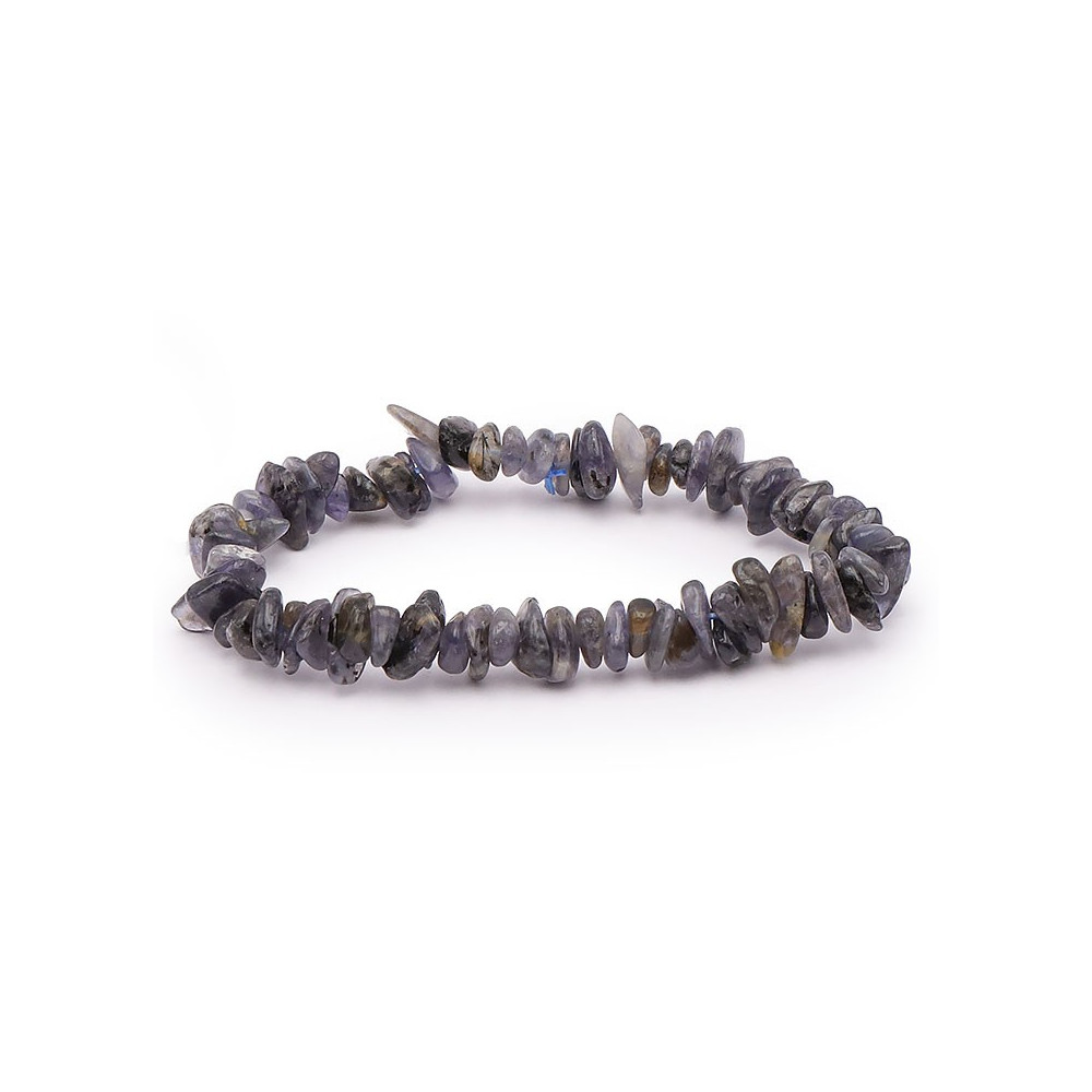 Bracelet pierres naturelles baroque cordiérite A+