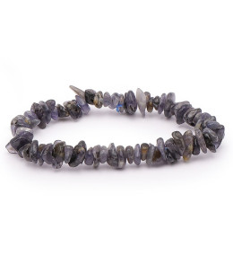 Bracelet pierres naturelles baroque cordiérite A+
