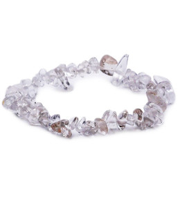 Bracelet pierres naturelles baroque cristal de roche A