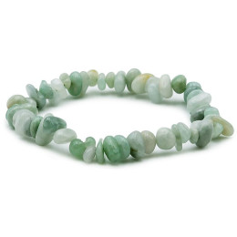 Bracelet pierres naturelles baroque jade de Birmanie AB