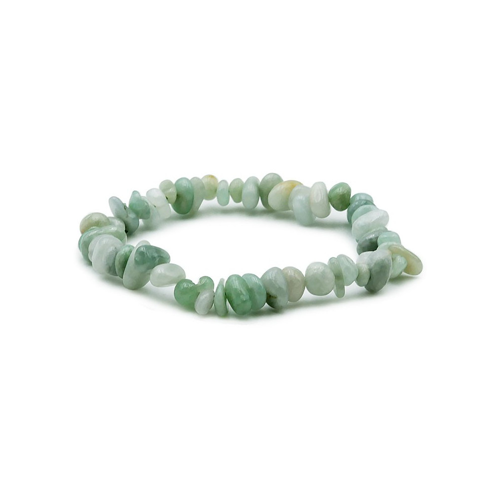 Bracelet pierres naturelles baroque jade de Birmanie AB