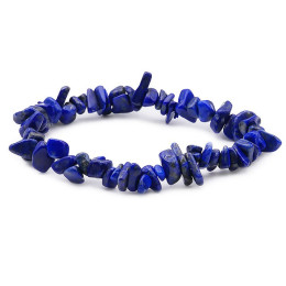 Bracelet pierres naturelles baroque Lapis Lazuli AA