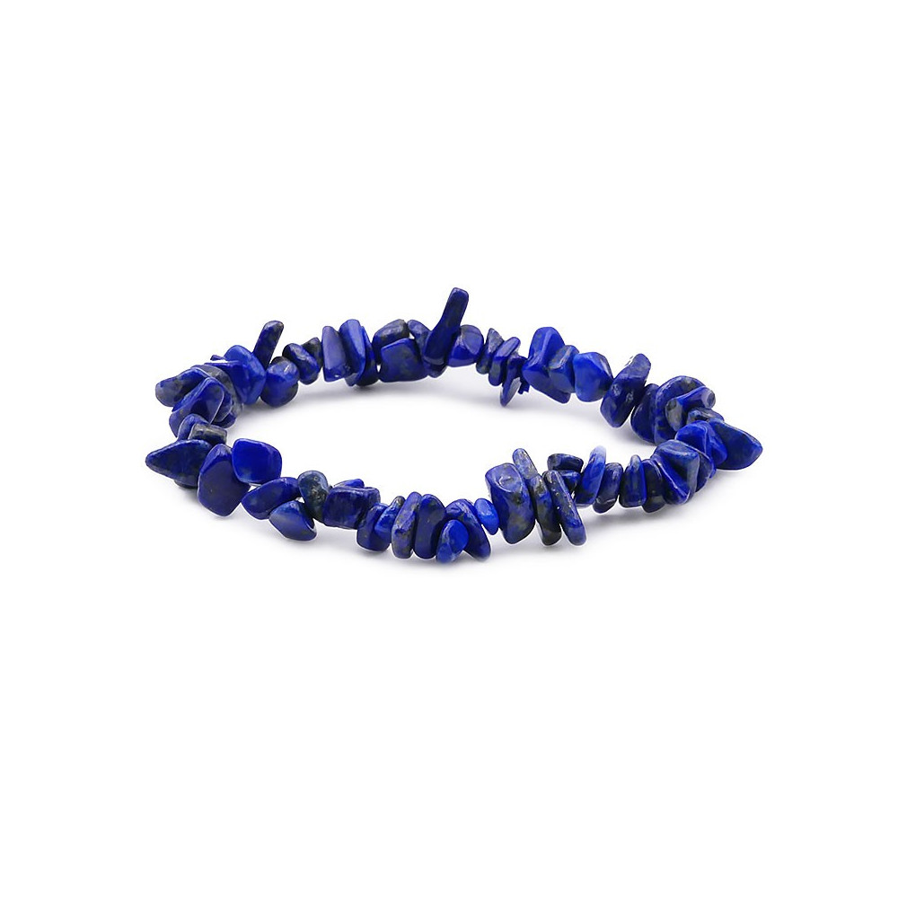 Bracelet pierres naturelles baroque Lapis Lazuli AA