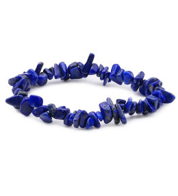 Bracelet pierres naturelles baroque Lapis Lazuli AA