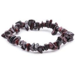 Bracelet pierres naturelles baroque oeil de fer AB