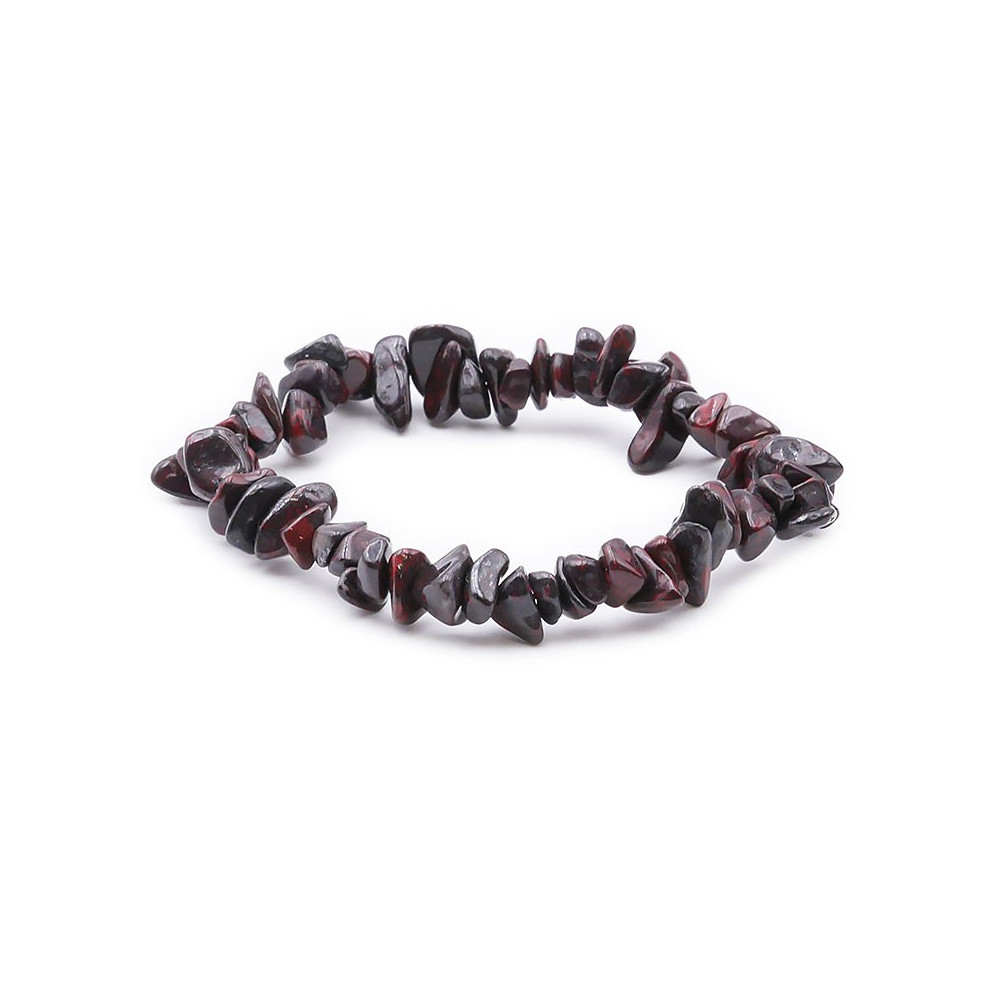 Bracelet pierres naturelles baroque oeil de fer AB