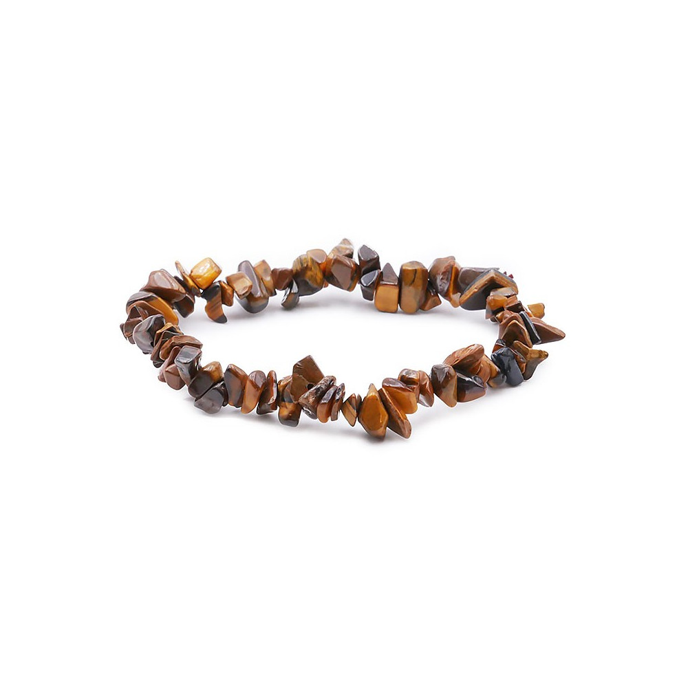 Bracelet pierres naturelles baroque oeil de tigre A