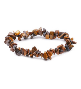 Bracelet pierres naturelles baroque oeil de tigre A