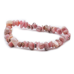 Bracelet pierres naturelles baroque rhodochrosite argentine A