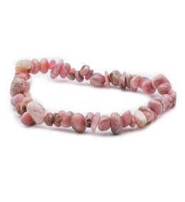 Bracelet pierres naturelles baroque rhodochrosite argentine A