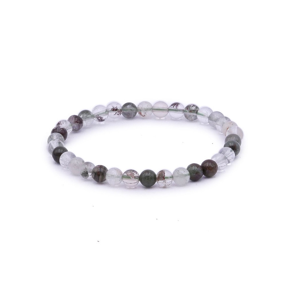 Bracelet pierres naturelles 6mm quartz chlorite A
