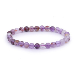 Bracelet pierres naturelles 6mm super seven A+