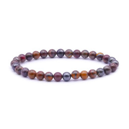 Bracelet pierres naturelles 6 mm oeil de fer AA
