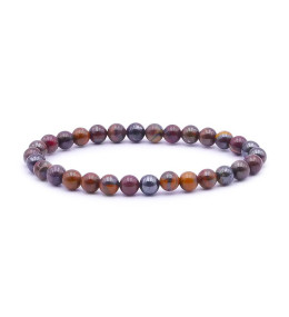 Bracelet pierres naturelles 6 mm oeil de fer AA
