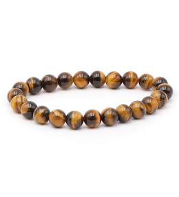 Bracelet pierres naturelles 8mm oeil de tigre AA