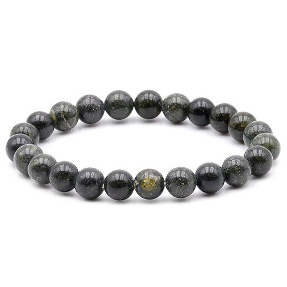 Bracelet pierres naturelles 8mm serpentine russie AB