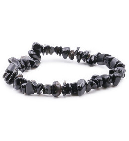 Bracelet pierres naturelles baroque onyx A