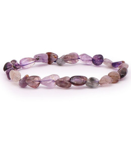 Bracelet pierres naturelles pierres roulées super seven A