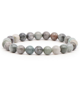 Bracelet pierres naturelles 8mm emeraude B