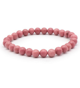 Bracelet pierres naturelles 6mm rhodonite Australie AA